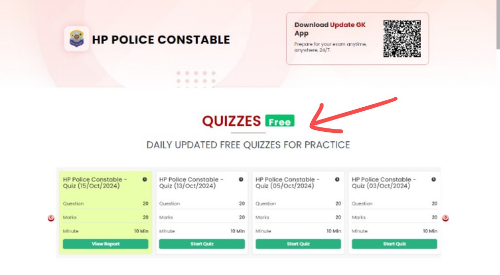 HP Police Constable Daily Test