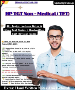 HP TGT TET Non - Medical Daily Lectures + PDF Notes + And Mega Test Series