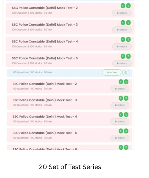 SSC Constable Exam Study Material Video Lectures / PDF Notes / Test Series / Hand Written Notes For Fast Revision